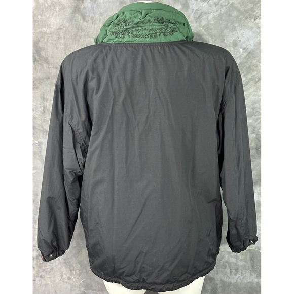 Bogner Men's Pullover Anorak Ski Jacket Green Black Festival sz L (15566) - Picture 7 of 12